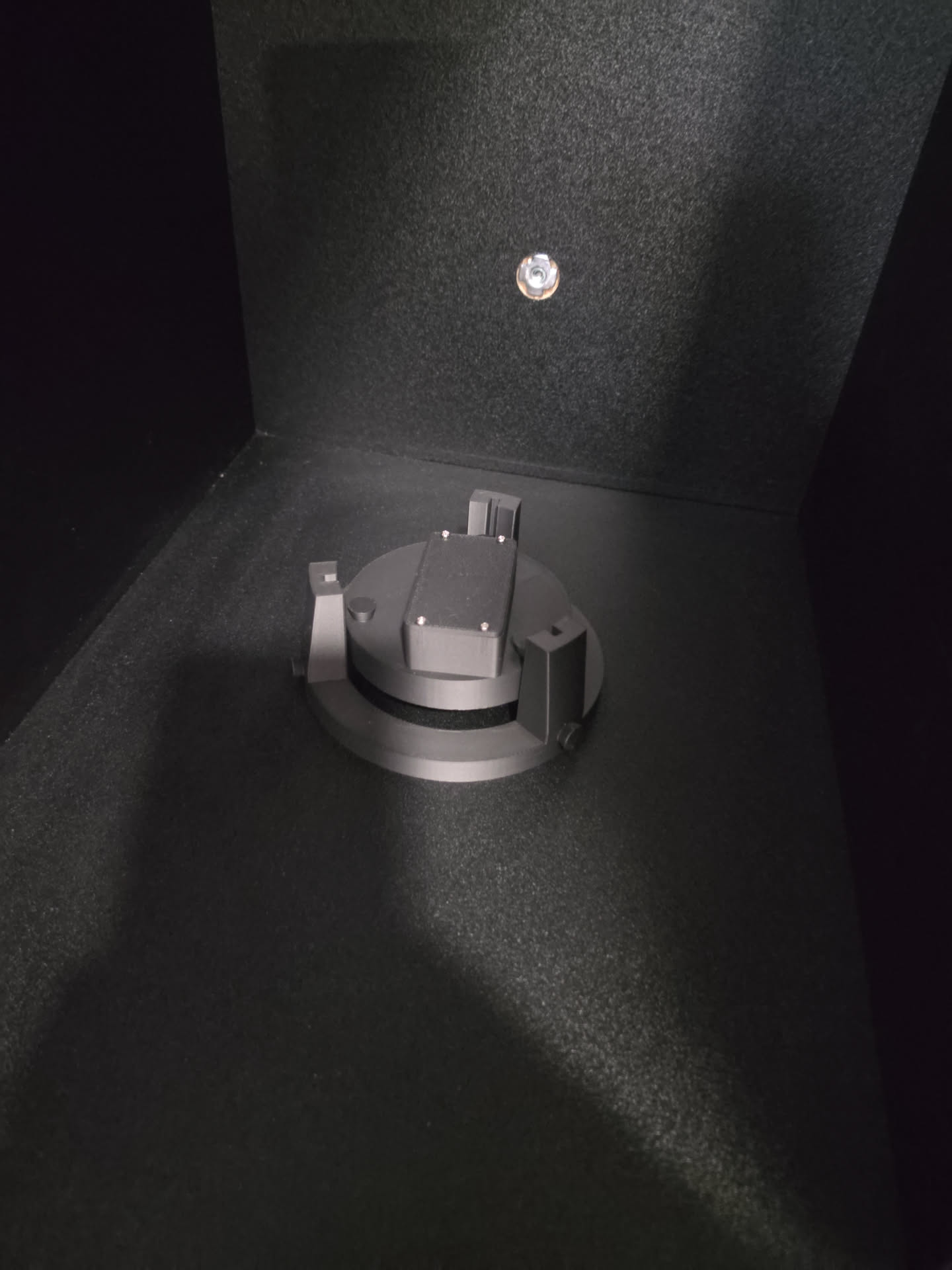 Azimuth encoder assembly installed
