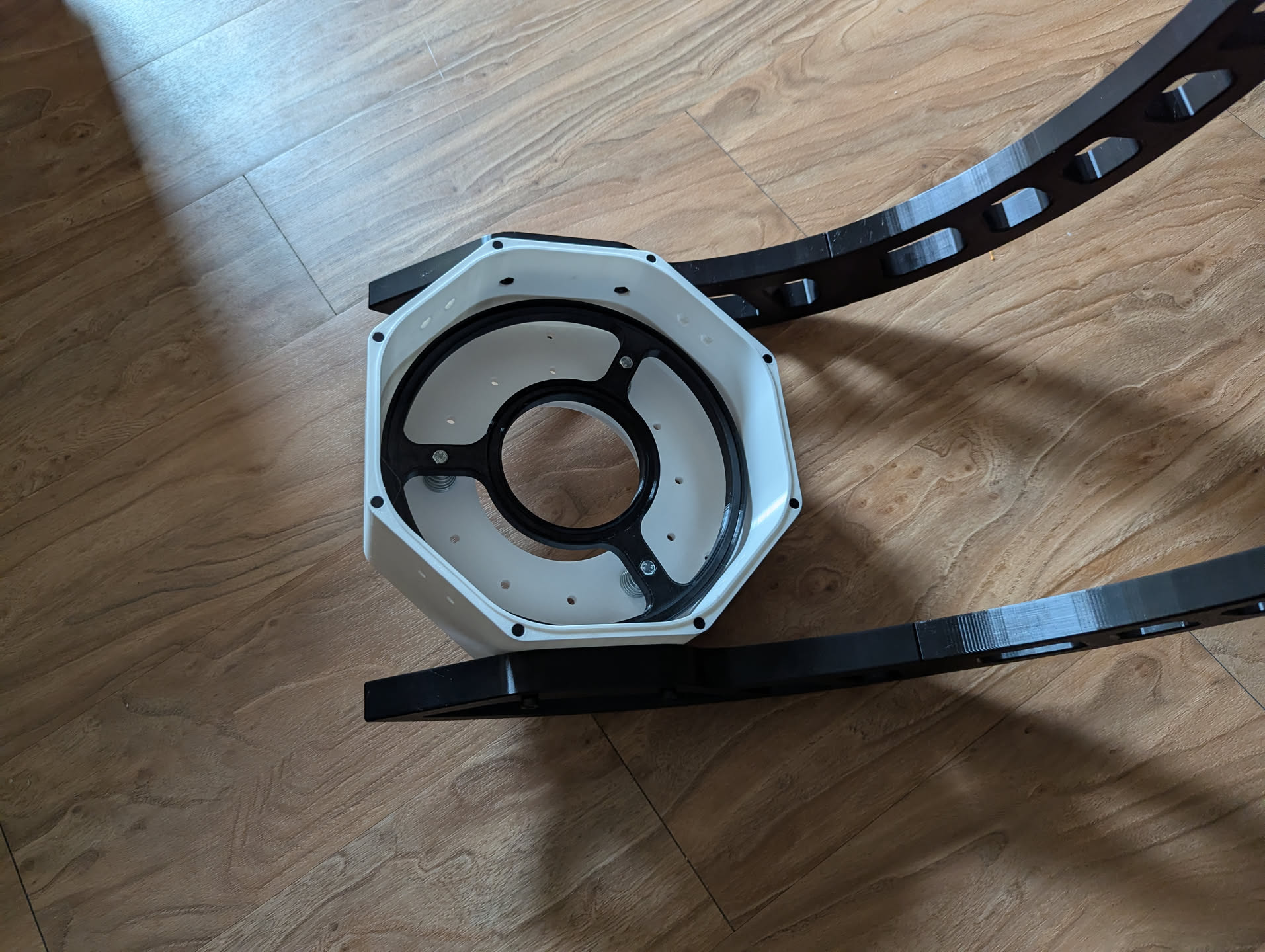 Test fitting the mirror box